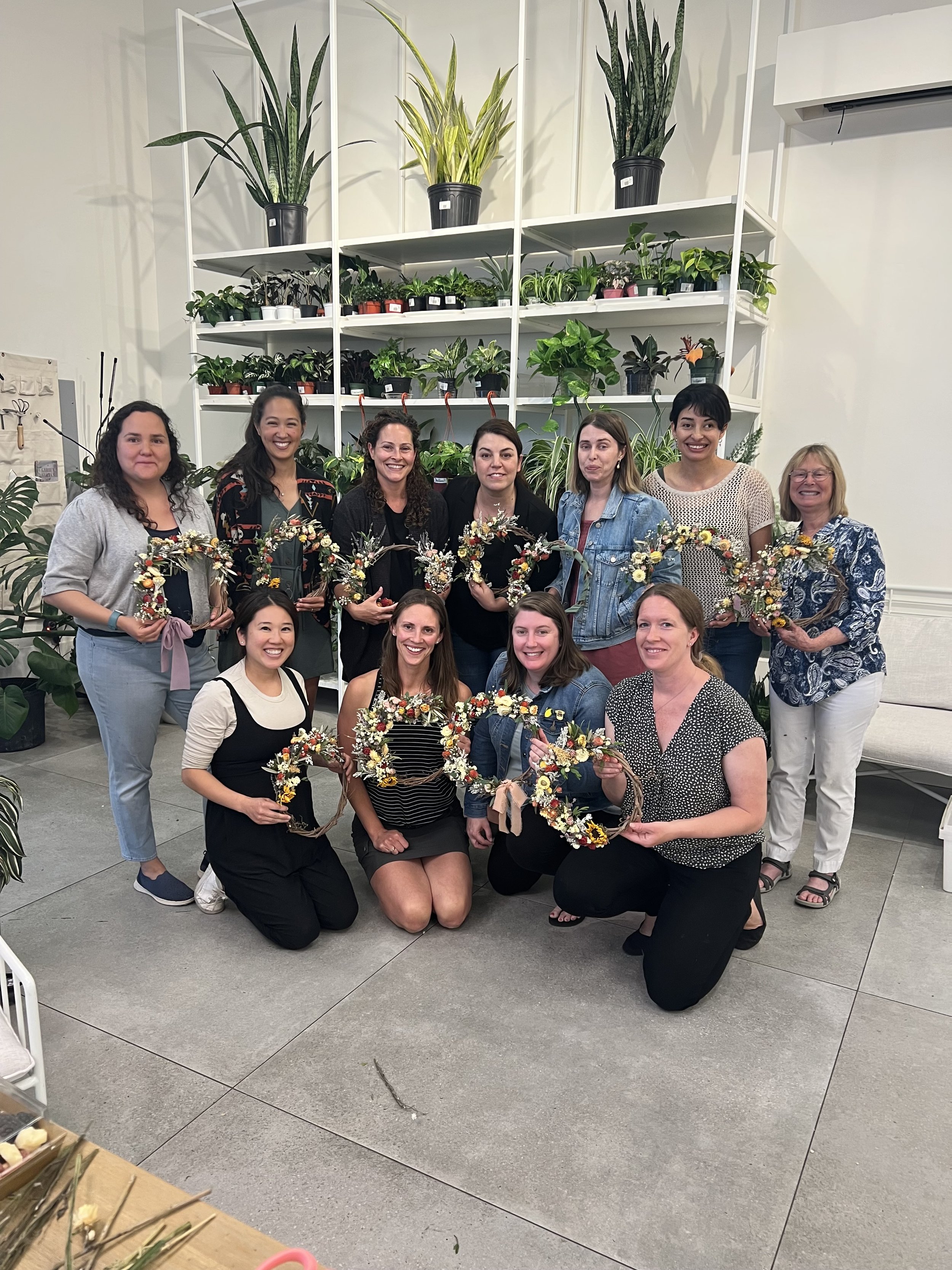 Dried Floral Wreath Making