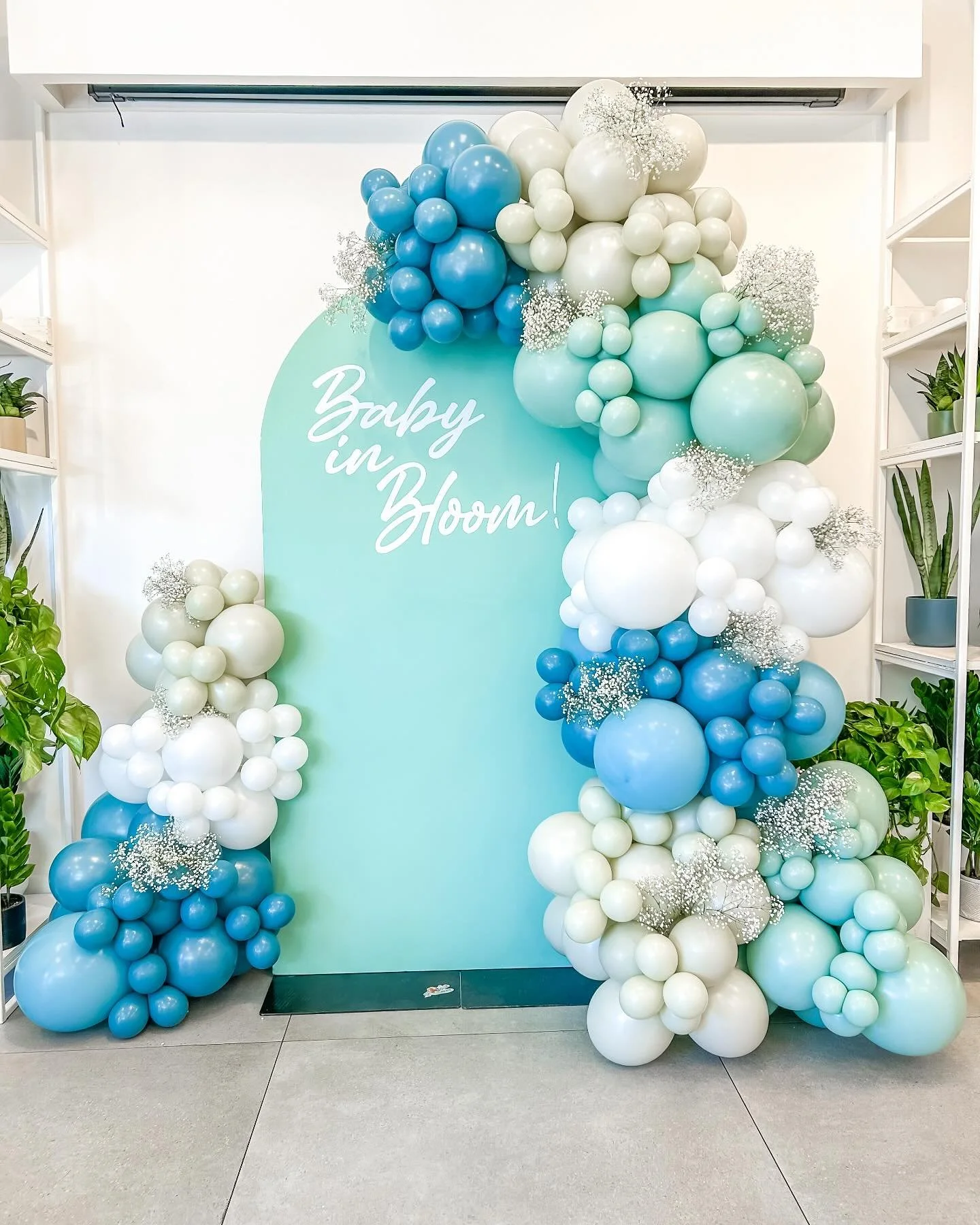 Sprinkling a little spring magic at our space for a &lsquo;Baby in Bloom&rsquo; celebration 🌸🌿 beautiful balloons and backdrop by @balloonaticsevents