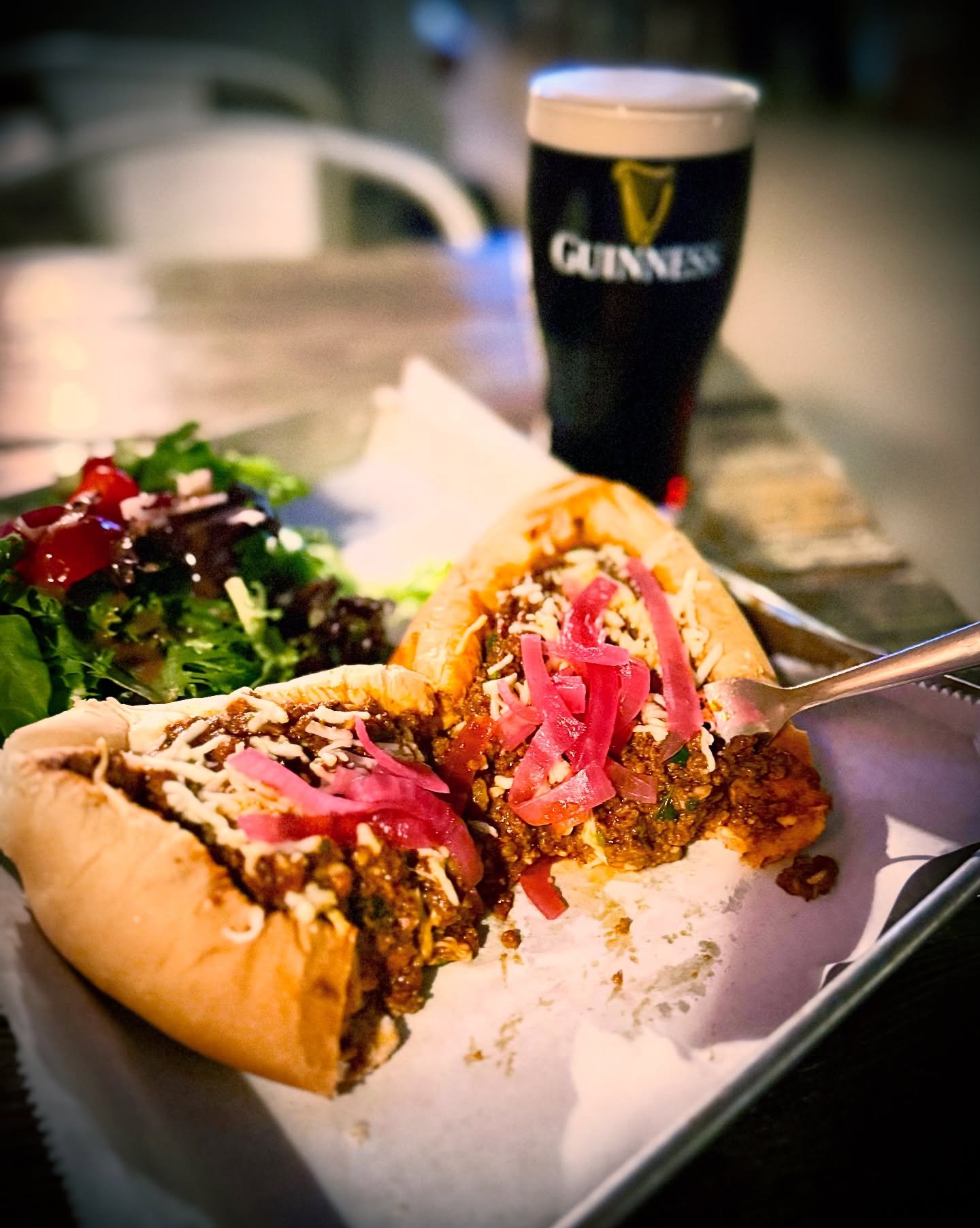 It&rsquo;s not &ldquo;traditional&rdquo; but neither are we! Nevertheless, it&rsquo;s hard to find a better combo on a night like tonight than this super warming &amp; hearty #CottagePie #BunnyChow &mdash; our International (South African) take on an