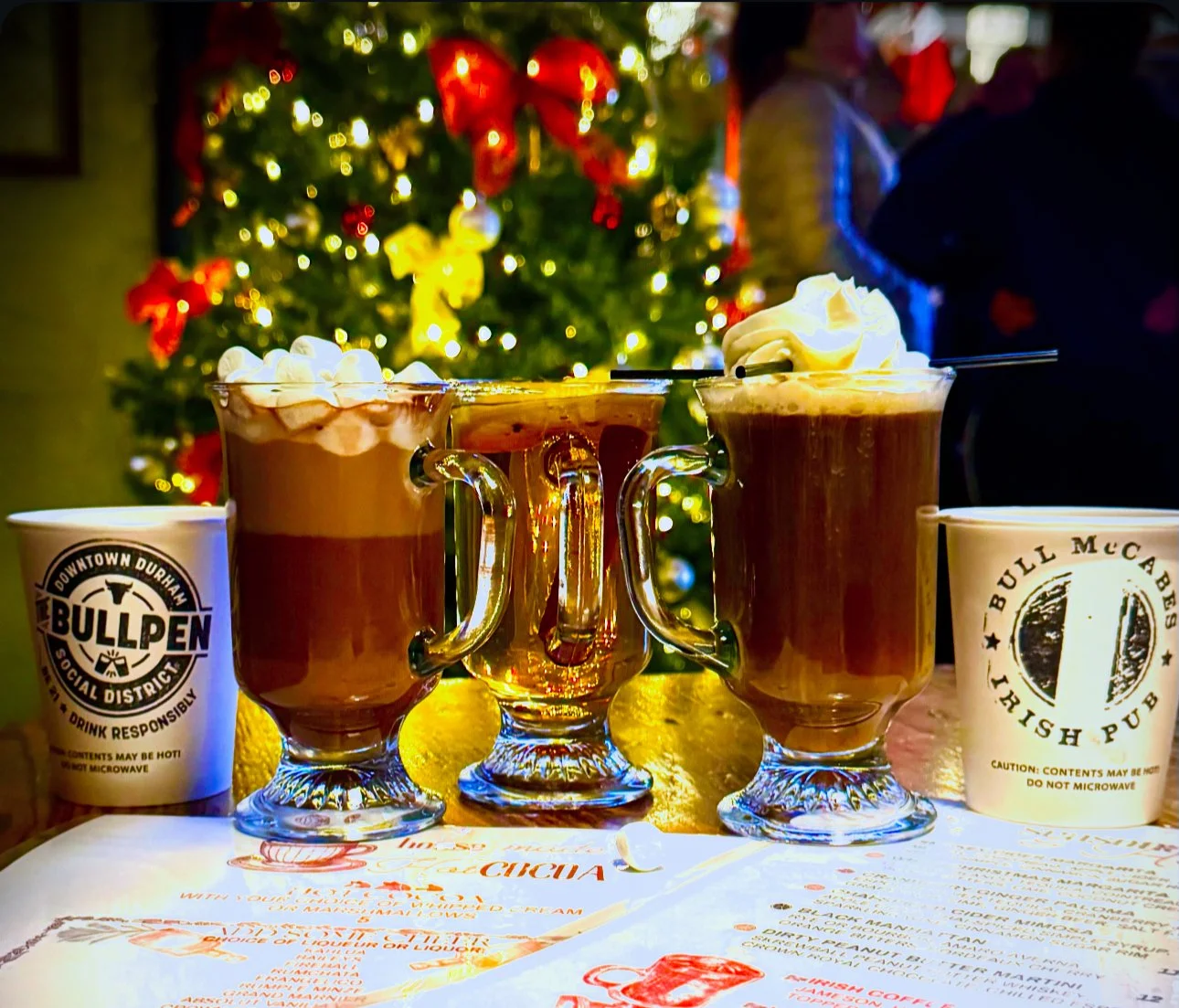 Join Us (with a hot drink!) for the Durham Holiday Parade!