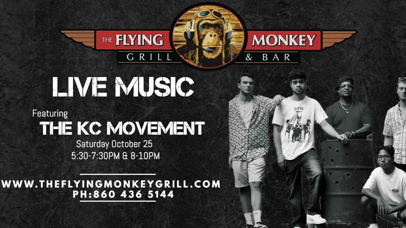 Come enjoy the dynamic sounds of KC Movement! 🎶
Live 5:30&ndash;10pm featuring the best of Motown, Jazz, R&amp;B, and Soul.
Join us for dinner, or sip a cocktail at our spacious 40-seat bar &mdash; always good vibes, great people, and delicious food