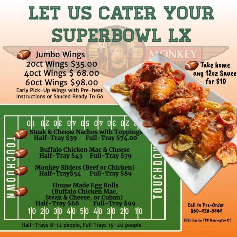 Don&rsquo;t fumble the food.
Let us handle your meal while you handle the game.
