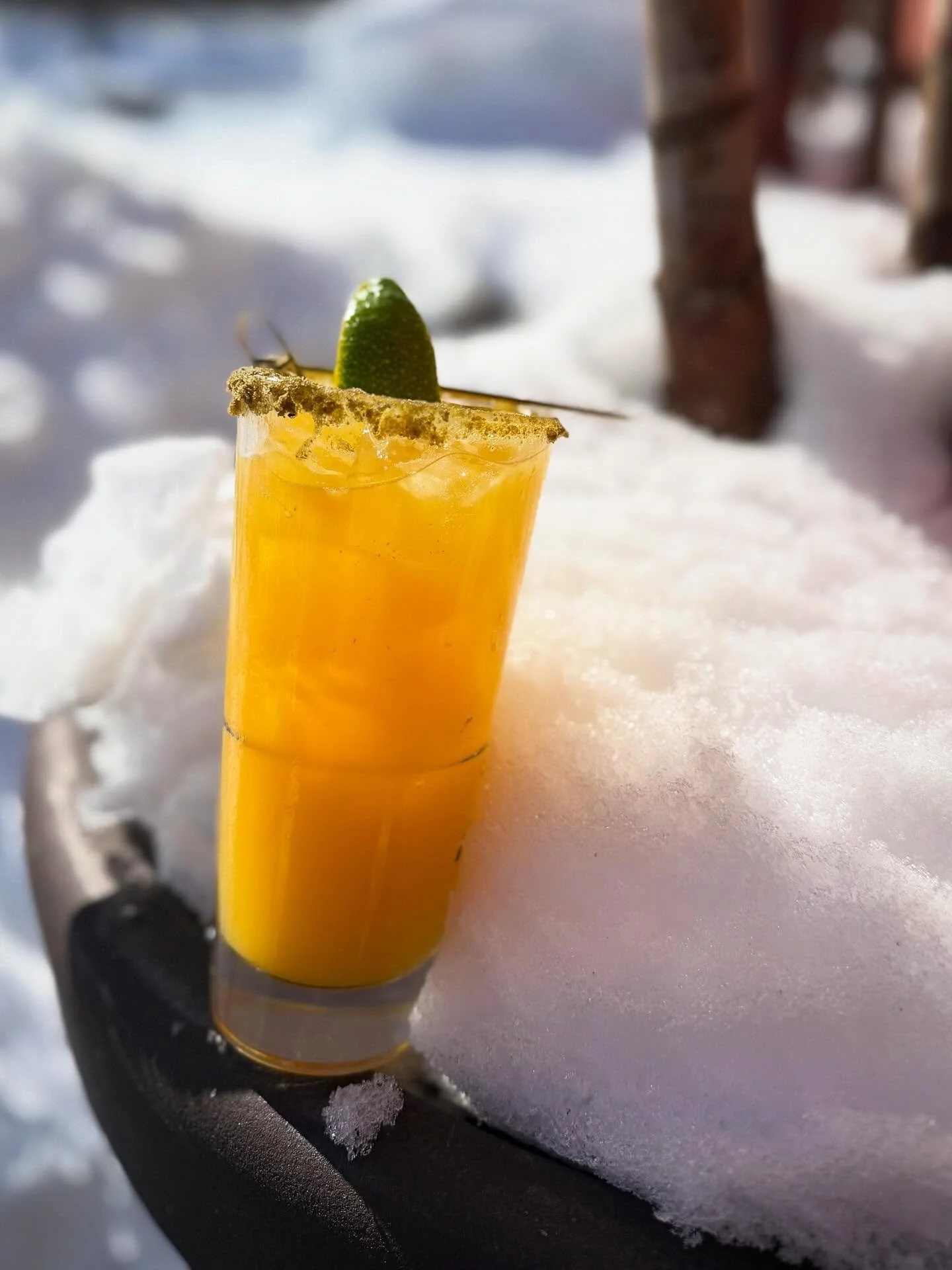 Smoke Signal -House-infused Jalape&ntilde;o Tequila &times; Mezcal Mango Orange, with a Lemon &amp; Lime Citrus Burst