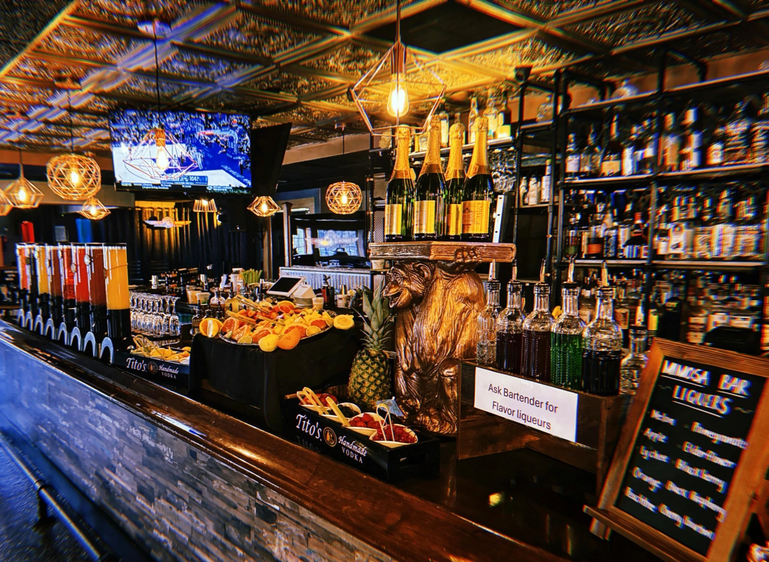 Build your perfect brunch pour at our Mimosa Bar Experience. Featuring house-made juices, fresh-cut fruits, premium liqueurs, and handcrafted syrups&mdash;curated for custom creations. From bright and refreshing to bold and indulgent, every mimosa is