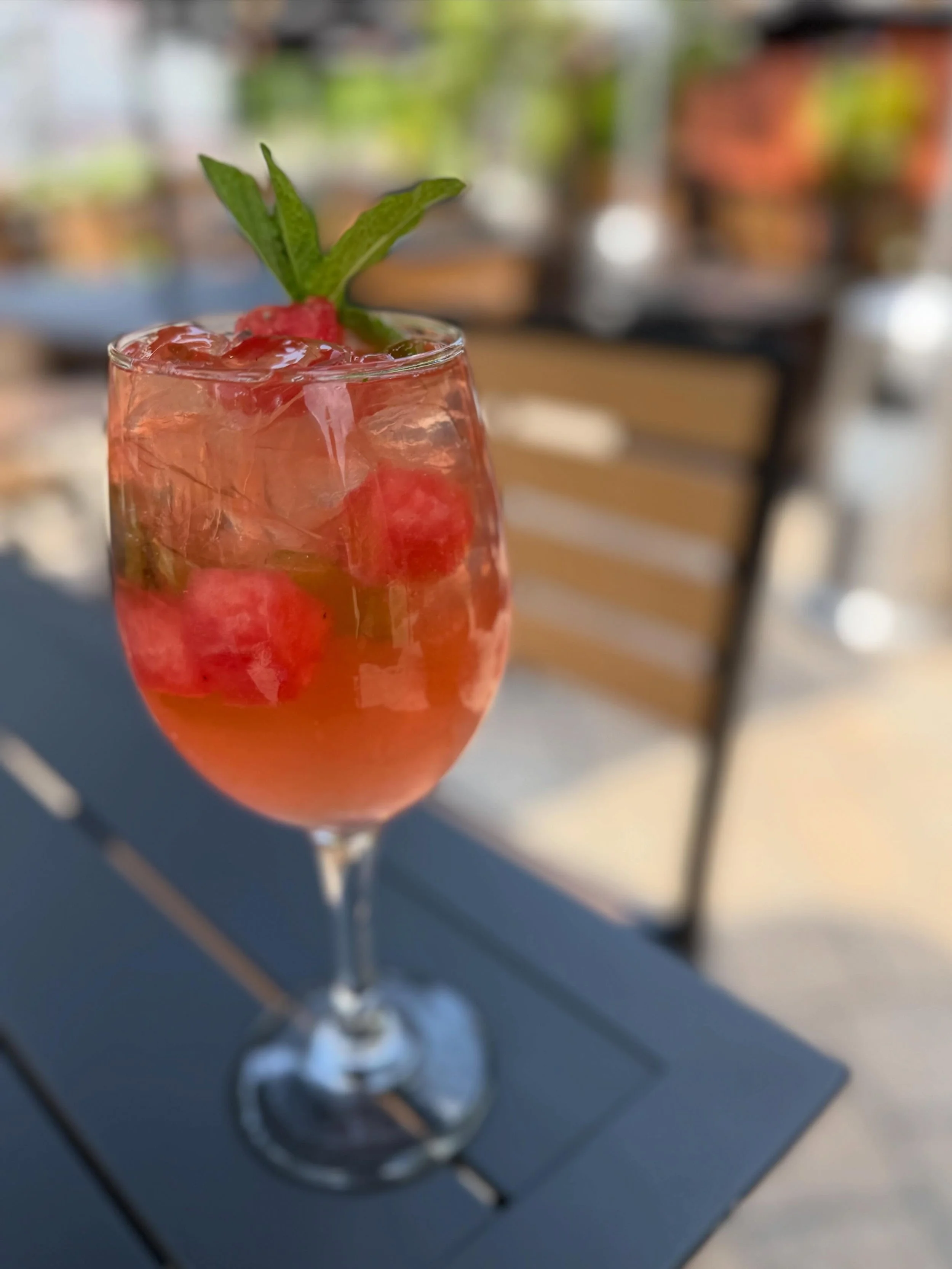 Watermelon Mint Sangria - A refreshing summer favorite featuring watermelon vodka , fresh mint, orange liqueur, crisp Pinot Grigio, and a splash of citrus. 
 
#WatermelonMintSangria #SangriaSeason #SummerCocktails #PatioSips #CraftCocktails FreshFlav
