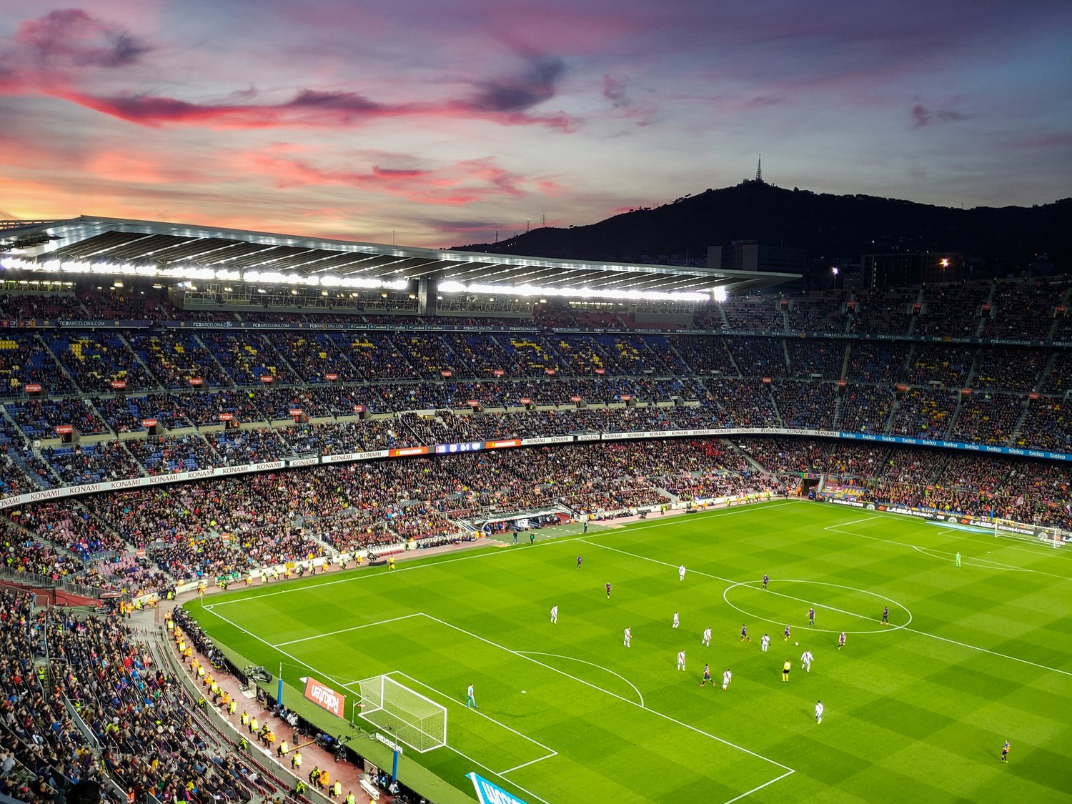 ActivSport soccer group at an international match