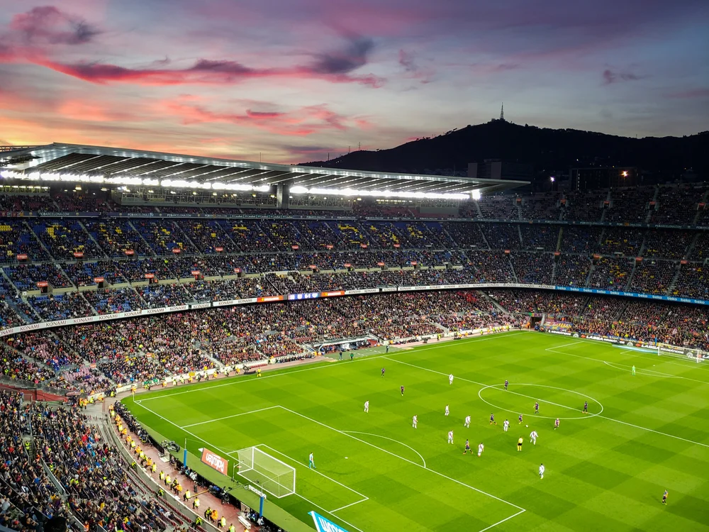 ActivSport soccer group at an international match