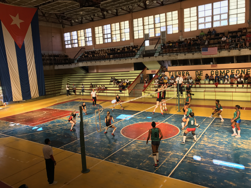 Volleyball team traveling internationally with ActivSport Travel