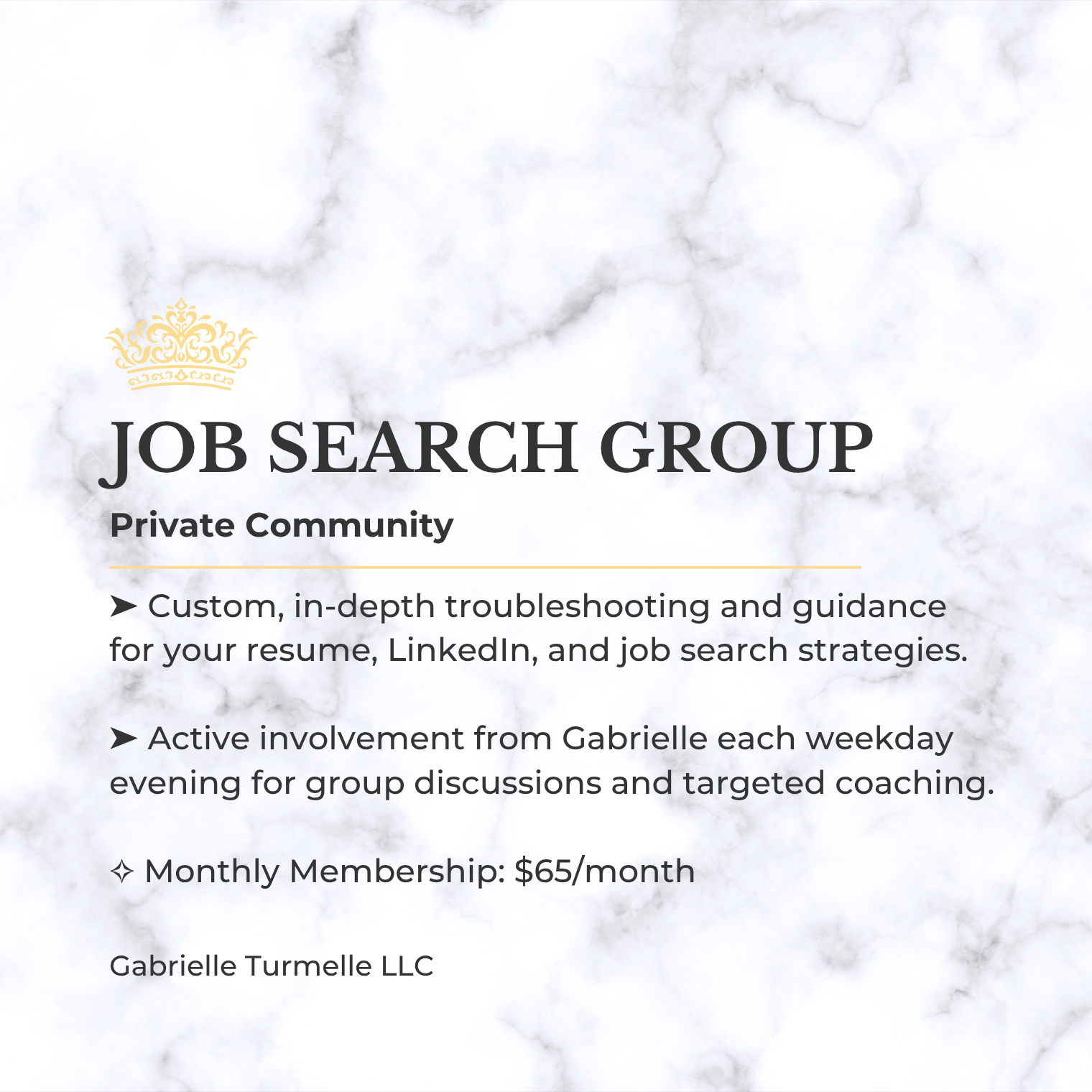 Job Search Group (Private Membership)