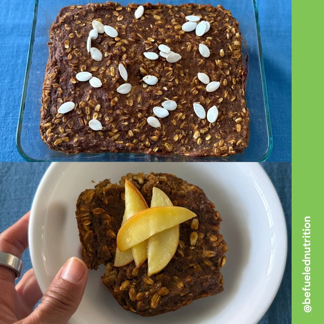 Two words: Pumpkin. Oatmeal. 😋 SAVE THIS POST so you can try the recipe soon! 

Coach @vibrantlivingwithmelissa has been loving this Pumpkin Pie Baked Oatmeal. It&rsquo;s warm, cozy, and full of ingredients that actually fuel your body.

Why she lov