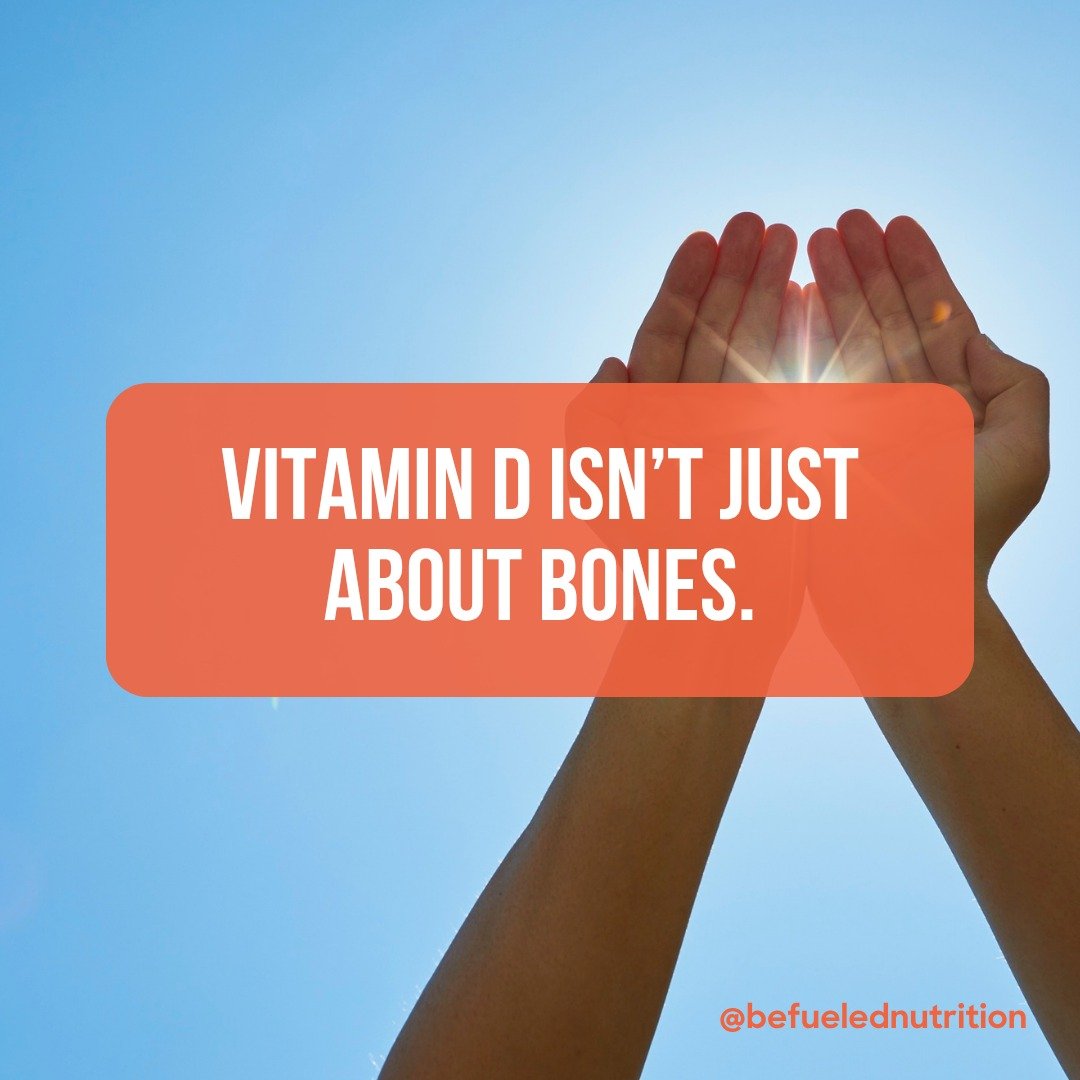 We talk about calcium a lot; but without enough vitamin D, your body can&rsquo;t actually use it effectively.

Vitamin D also plays a role in:
✨ immune support;
✨ muscle function; and
✨ mood &amp; energy.

But here&rsquo;s where it gets tricky: You d