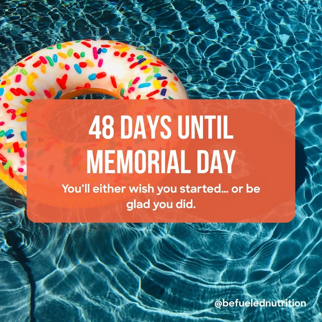 There are officially 48 days until Memorial Day (aka the weekend a lot of people treat like the unofficial start of summer). 👙☀️

Here&rsquo;s the truth: Want to feel your best by summertime? You need a head start.

What if the next 48 days looked l