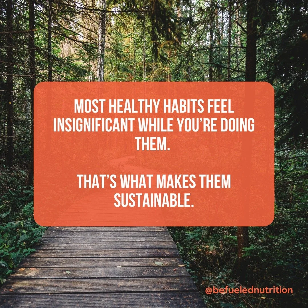 Tiny choices. Repeated often. That&rsquo;s usually how real change happens!
.
.
.
.
#motivationmonday #wellnessjourney #weightlossjourney #healthyhabits #buildinghealthyhabits #nutritionsupport