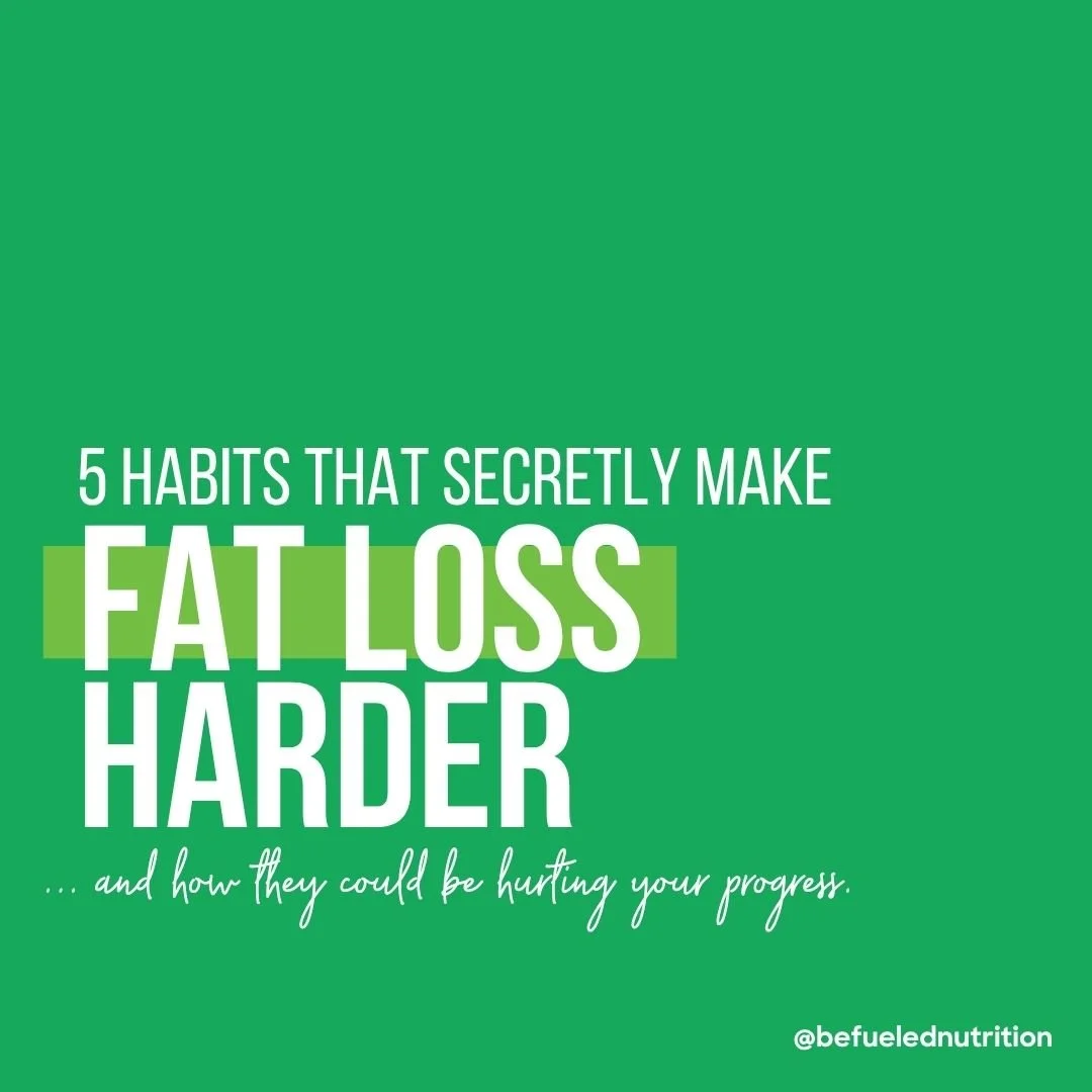 A lot of people think fat loss is being ruined by one &ldquo;bad&rdquo; meal or not enough motivation&hellip;

But honestly? 👀
It&rsquo;s usually the small daily habits adding up over time.

Things like:
➡️ skipping meals all day then overeating at 
