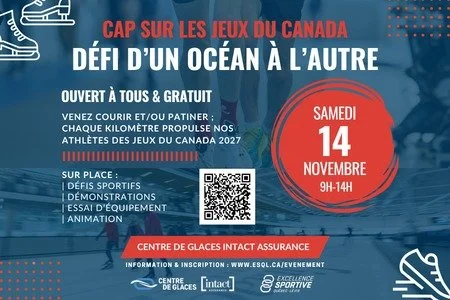 🌊 Le D&eacute;fi d'un oc&eacute;an &agrave; l'autre est lanc&eacute; !

Le samedi 14 novembre, de 9 h &agrave; 14 h, ESQL vous donne rendez-vous au @centredeglaces_intactassurance  pour une journ&eacute;e sportive et rassembleuse en soutien aux athl