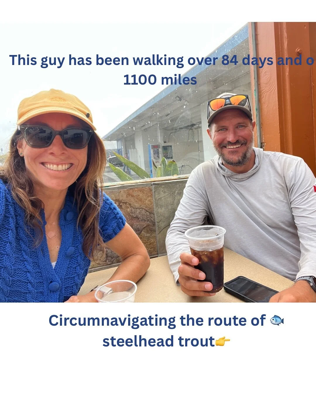 Was really cool to connect with Sean Jansen, @jansen_journals, the first @rei Wild Ideas Guest I&rsquo;ve actually connected while he&rsquo;s on a Wild idea. Sean is currently circumnavigating the route of the California steelhead trout @californiatr