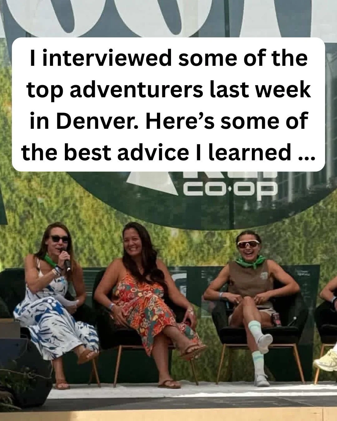Outside Days in Denver reminded me that IRL events,  the ones with real hugs, real conversations, and real humans, still make for the best adventures.
It was epic to hang with so many guests, listeners, friends, my family who came, and of course the 