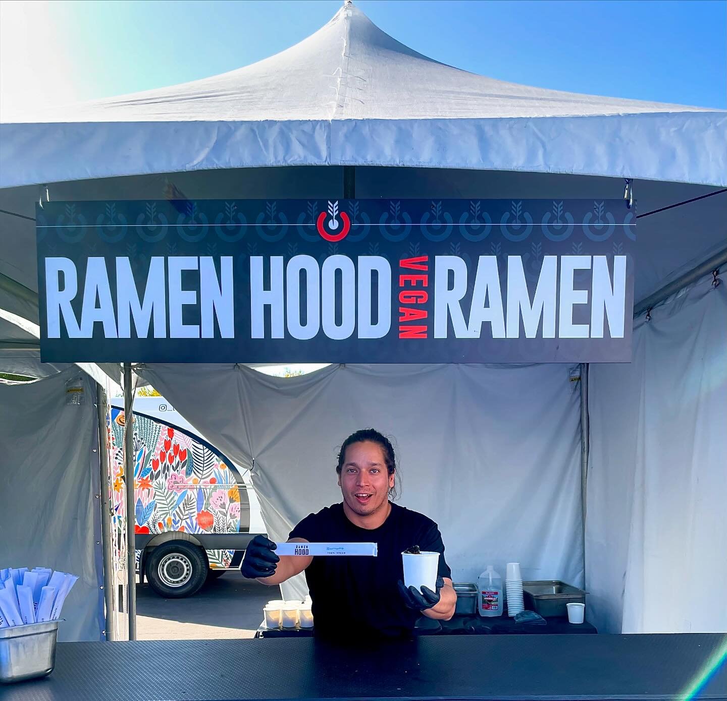 Hanging out with the homies @ramenhood .

Honestly the best vegan ramen broth I&rsquo;ve had. I wonder if these guys will give me the secrets. 🤣🤔