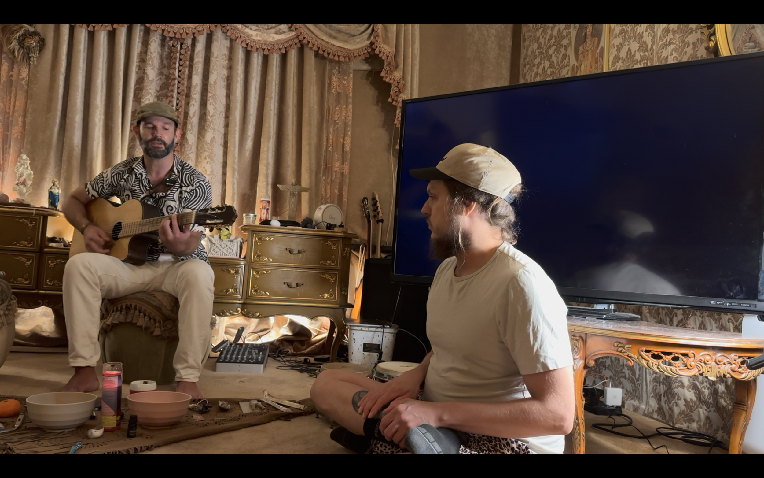 An artful musical improvisation around healing and working with ley lines