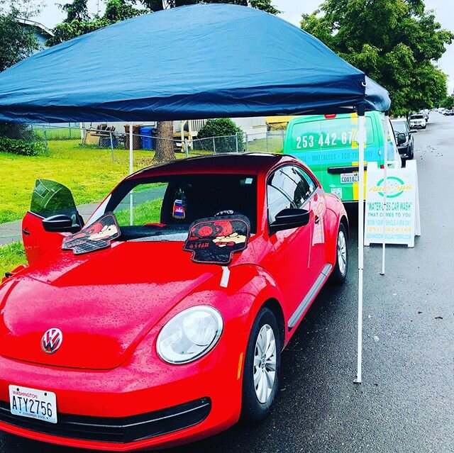 Even in the rain Advanced Mobile Auto Spa will be there for its clients. The owner of this 2014 Volkswagen Beetle also is a parent to an awesome pit bull name Zumie (pictured down below) Needless to say she wanted the &ldquo;Advanced Interior&rdquo; 