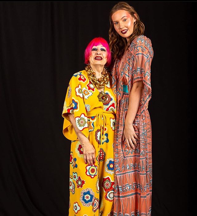 Such a pleasure getting to work for the inspiring and beautiful @zandra_rhodes_  using all products from @maybelline  Key artist: @valerievonprisk  Model: @alexfollasmodeling Photographer: @timvechik