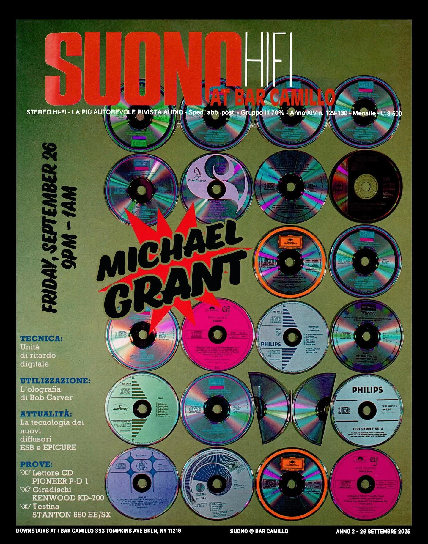 We have @mikhaelgrant back again at Suono this Friday night! His past two sets with us this summer were absolute 🔥🔥🔥, so you don&rsquo;t want to miss this round. Head downstairs at 9.

#vinyl #vinylrecords #hifi #vintagesoundsystem #analogaudio #a