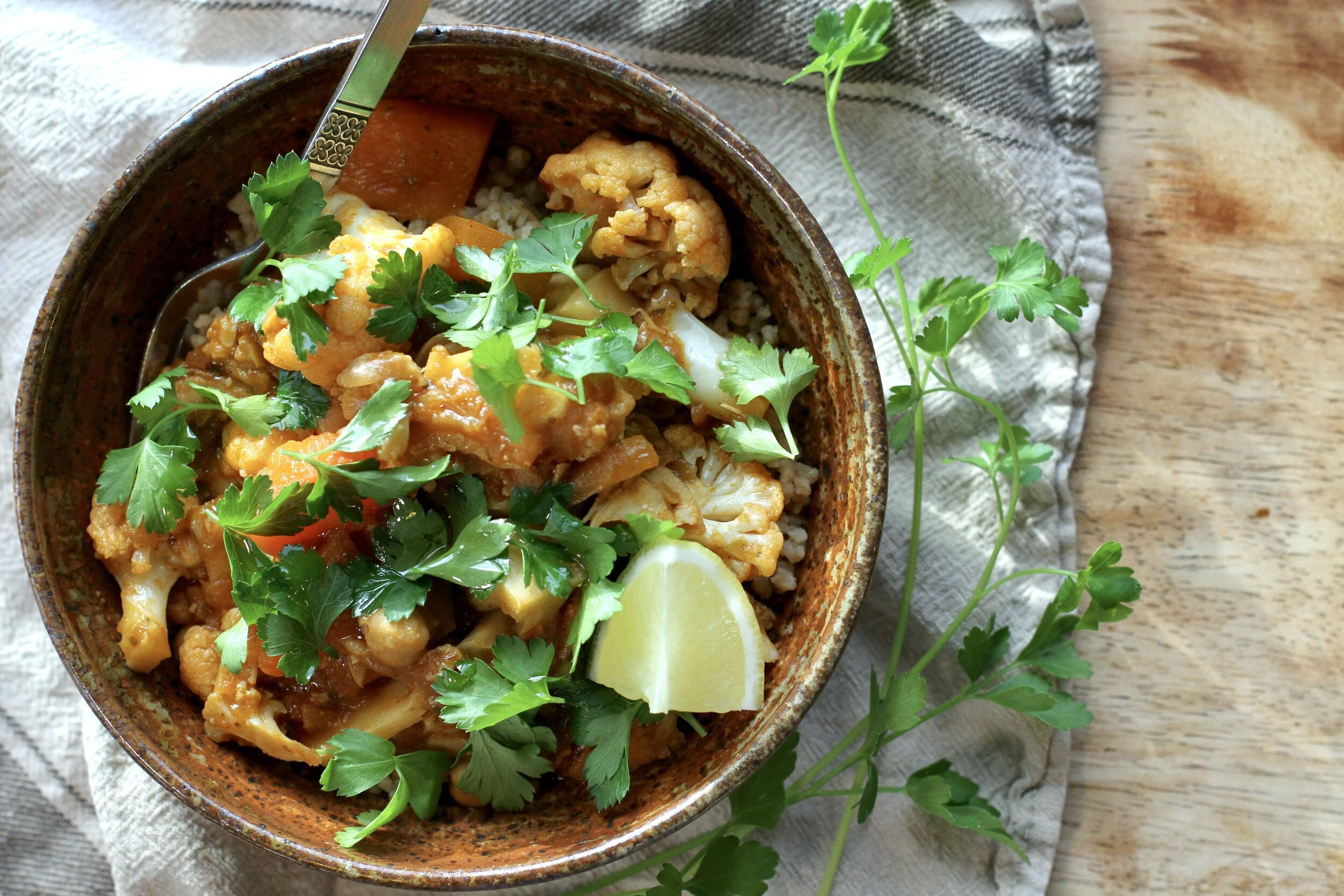 Chickpea-Cauliflower Stew