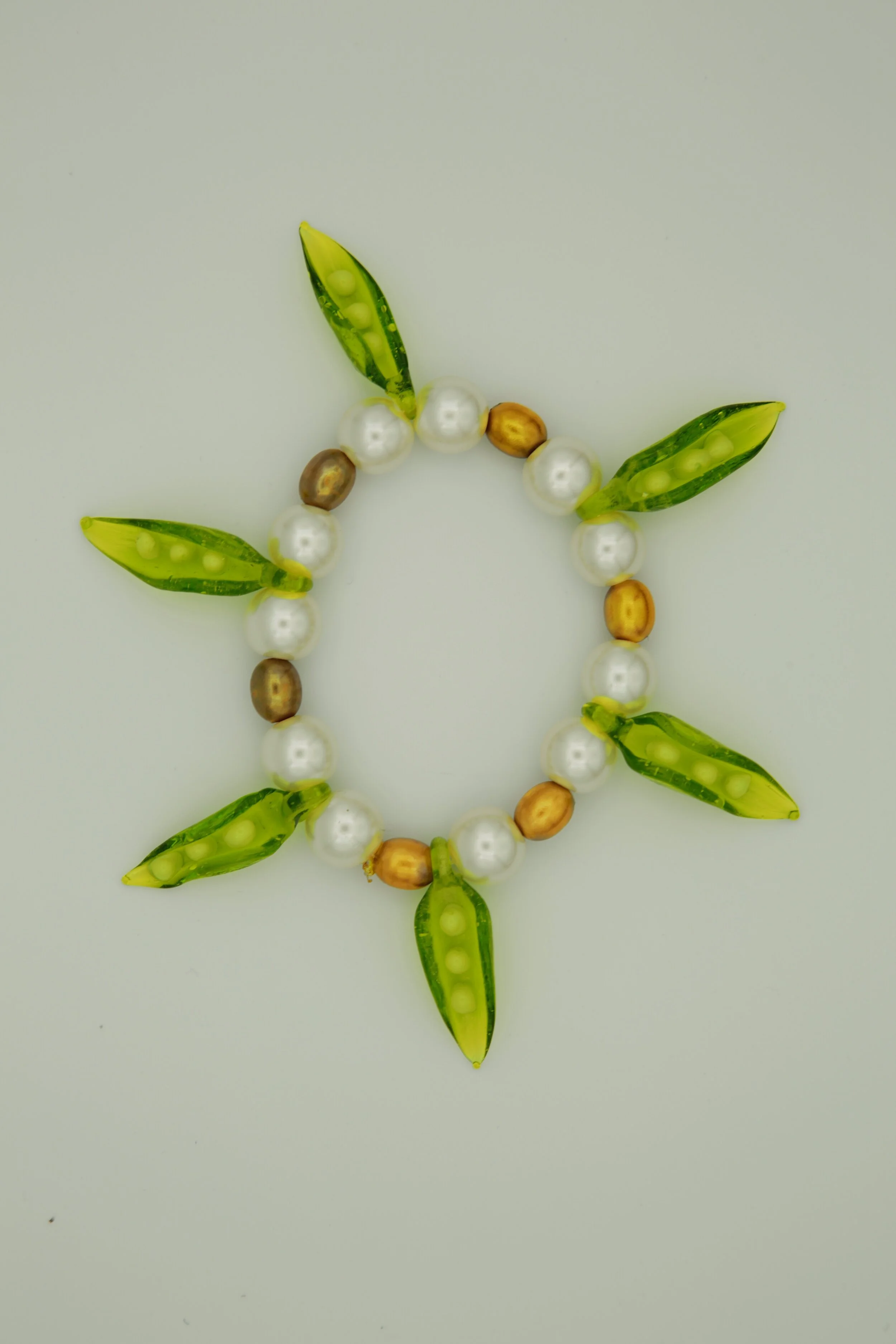 Peas And Pearls Bracelet