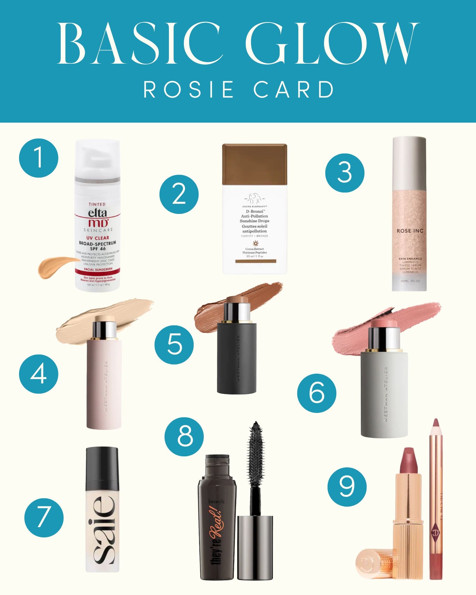 My Basic Makeup Routine Rosie Card