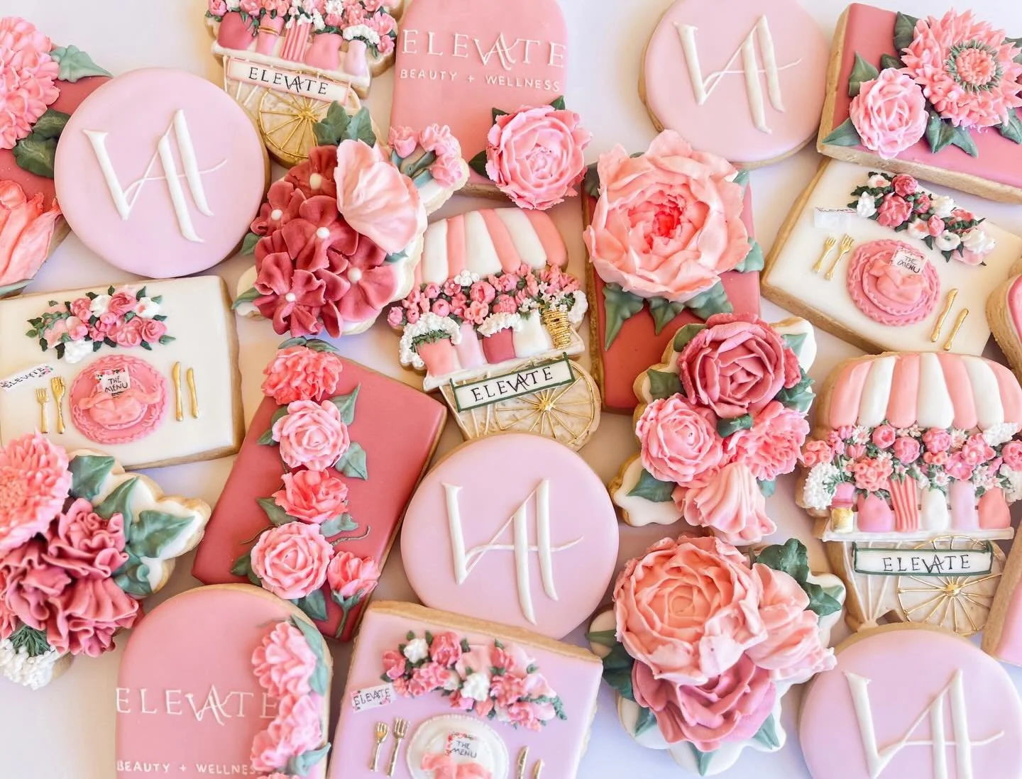 Elevate Beauty &amp; Wellness soft grand opening, and she wanted all the pinks, florals, and gorgeous feminine energy 😌🌷🌺🌸 Congratulations, Yeralin! Can&rsquo;t wait to see what&rsquo;s to come! 🥰