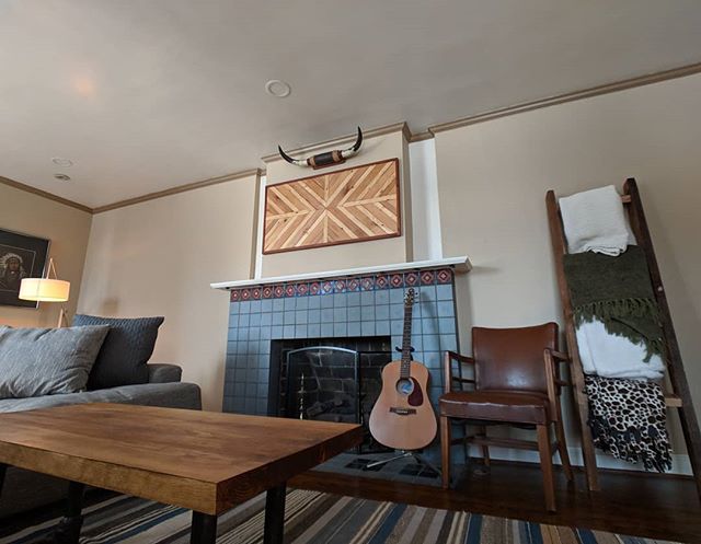 2' x 4' reclaimed wood wall art piece from my collection. This would look great over a fireplace or any other focal point of a home or business.
DM for pricing