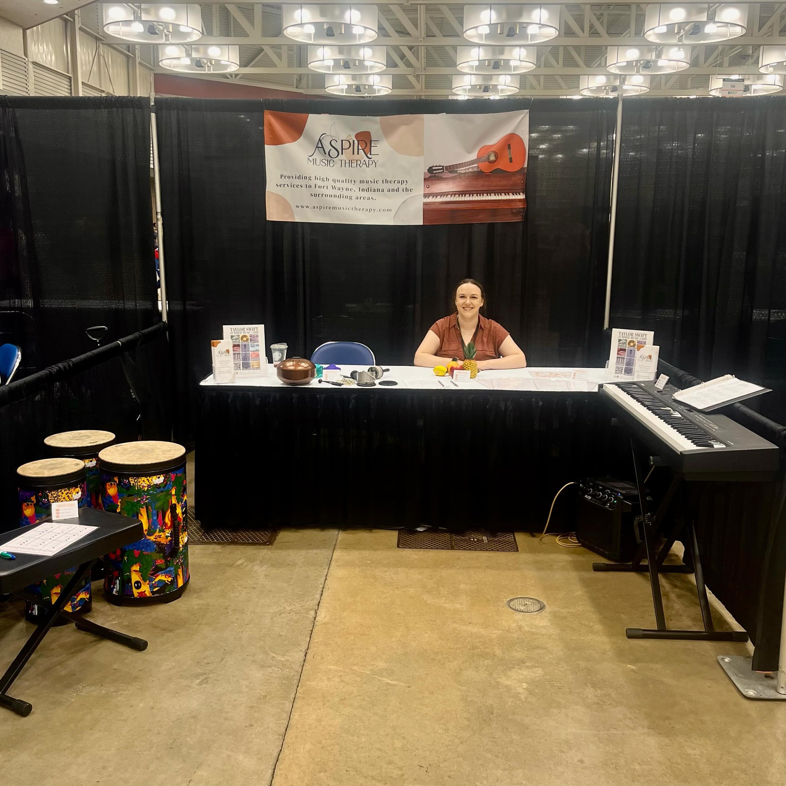 We have a booth set up at the Disability Expo today with @awsfnei until 3pm! Come visit us at booth #95 for some songwriting, instruments, and friendly faces 🎶

#DisabilityExpoFortWayne #DisabilityResources #FortWayne #FortWayneIndiana #MedicaidWaiv