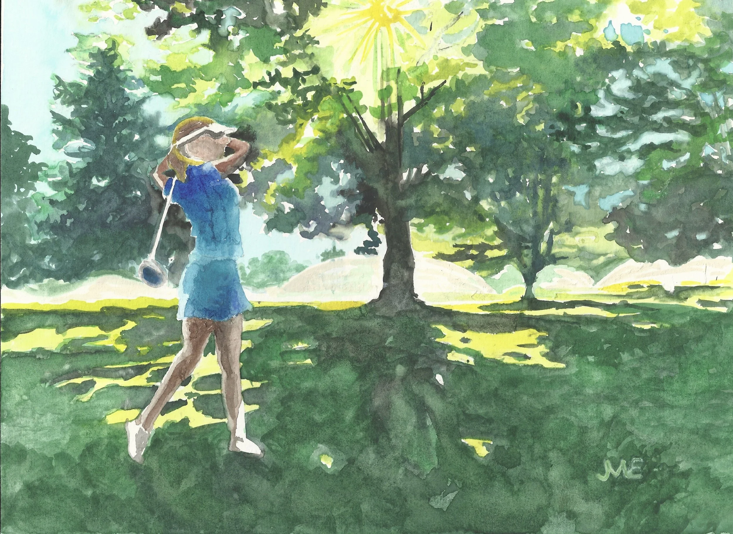 Early Morning Golf Watercolor 2020.jpeg