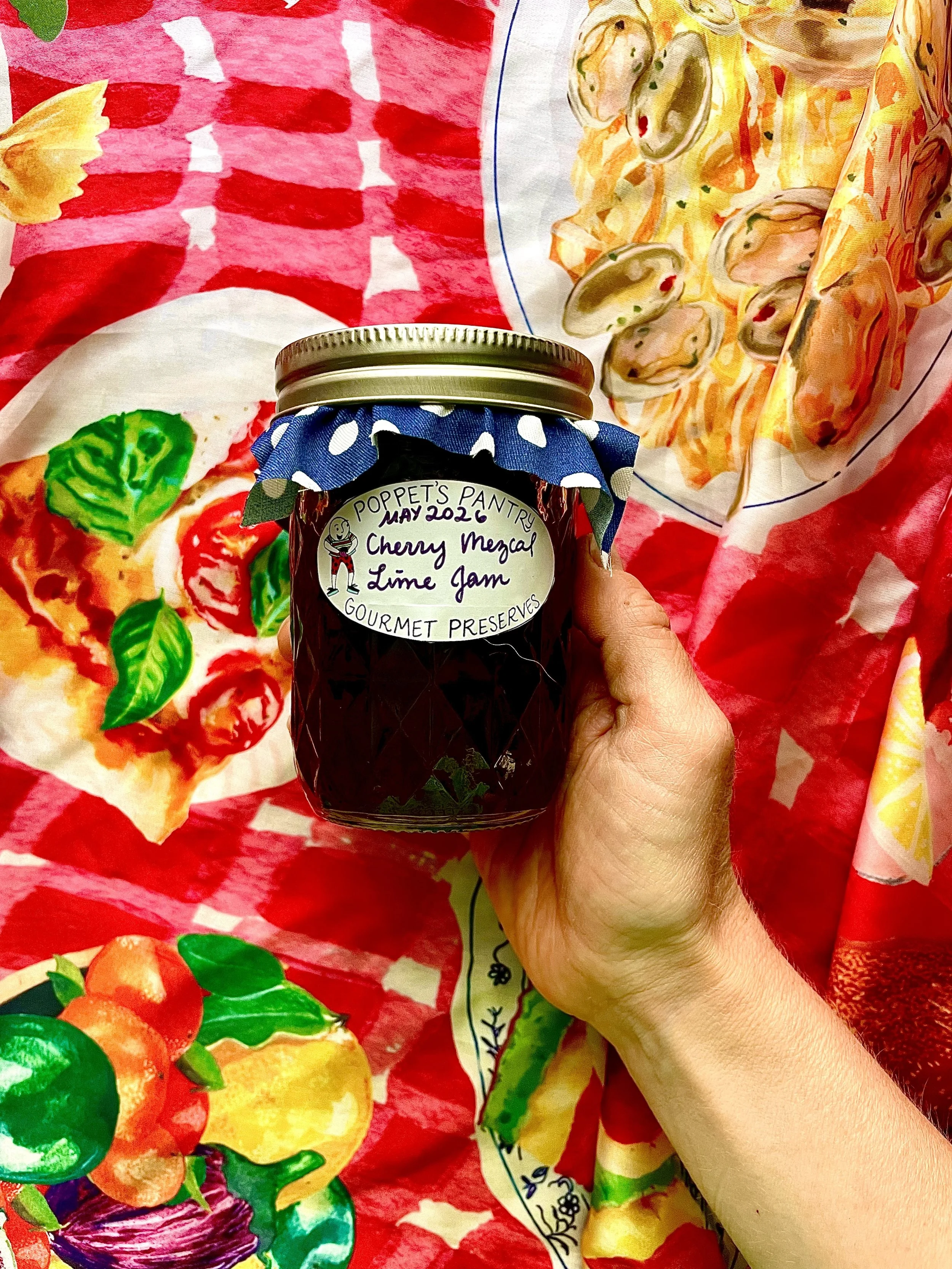Cherry Mezcal Lime Jam