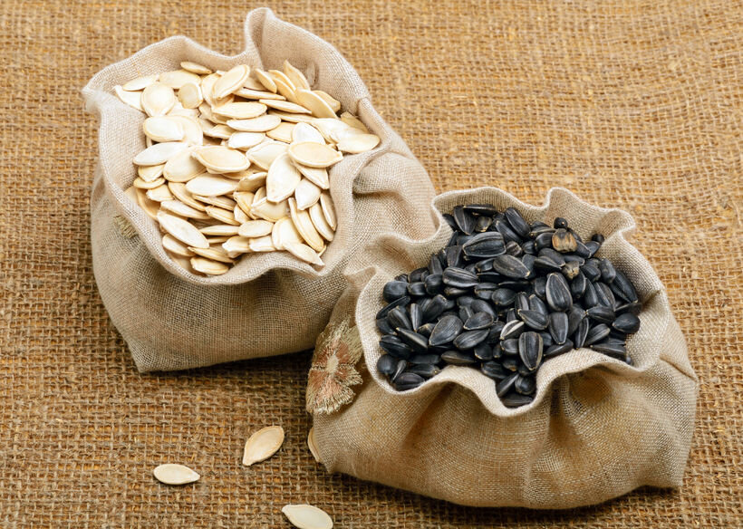 Bulk seeds including sunflower pumpkin and chia sourced by Cardassilaris Family brokers