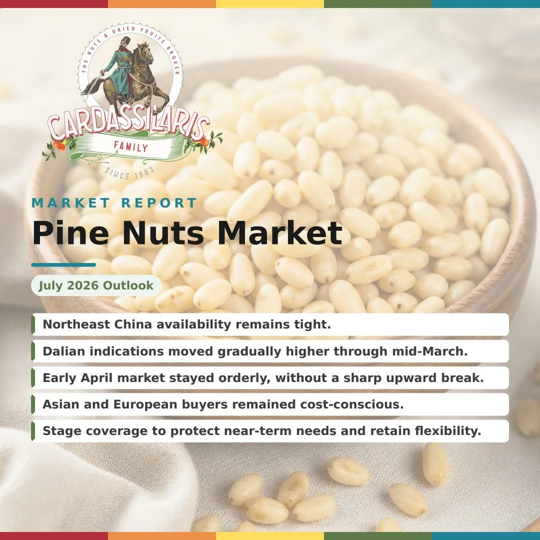Pine Nuts Market Outlook — July 2026: Firm Supply, Measured Buyin