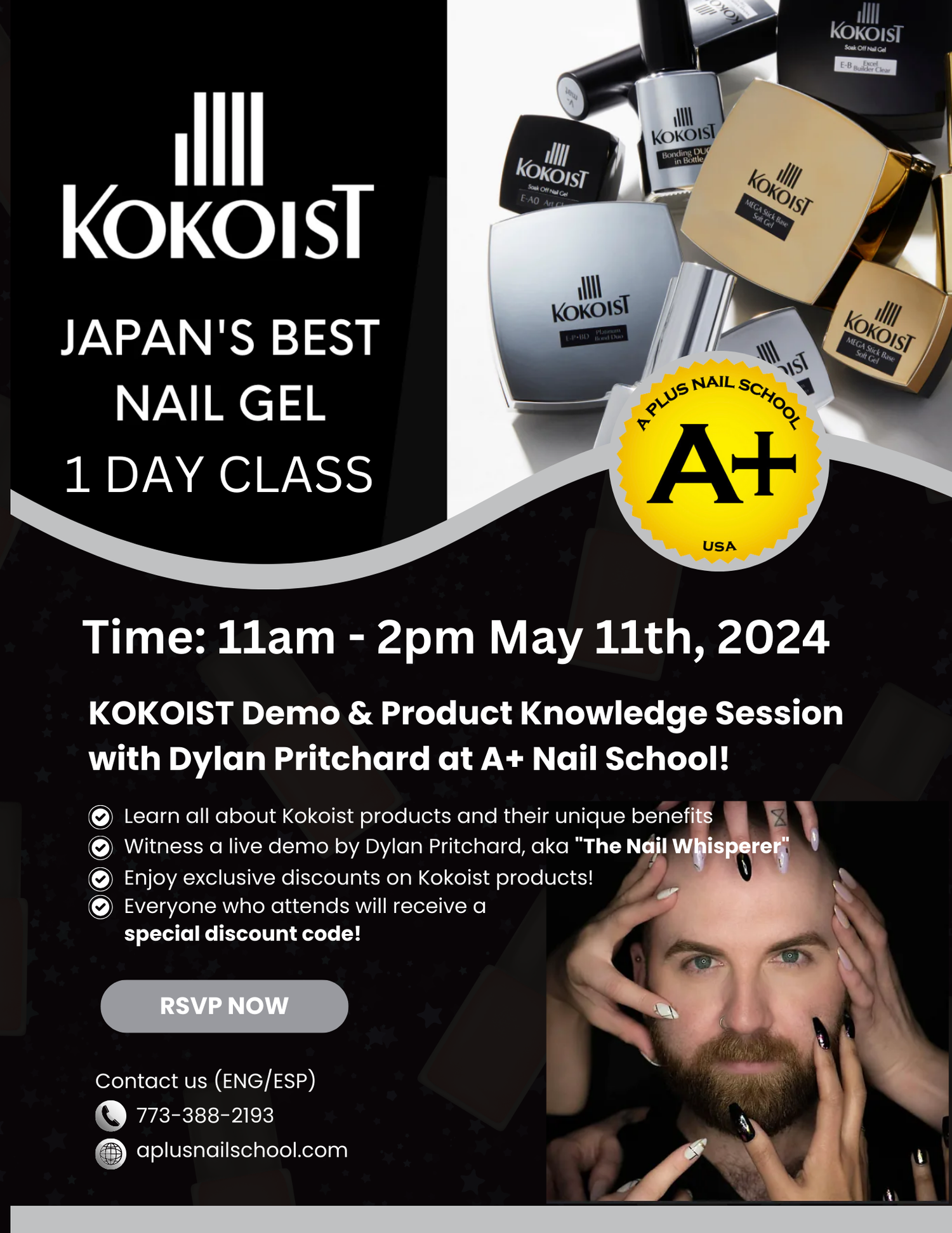 A+ Plus Nail School Events | Nail Technician Workshops & Classes — A+ ...