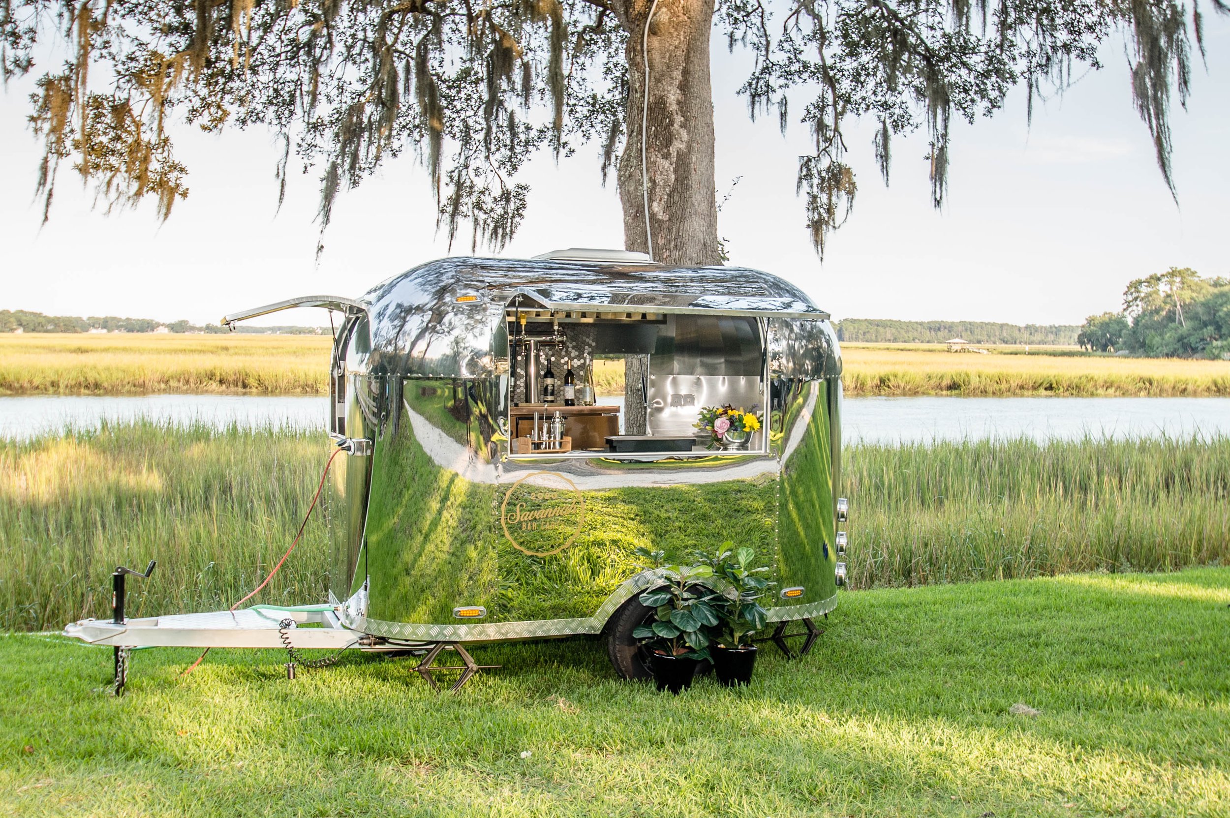 Rentable Beverage Cart sitting along the River in Alabama.jpg