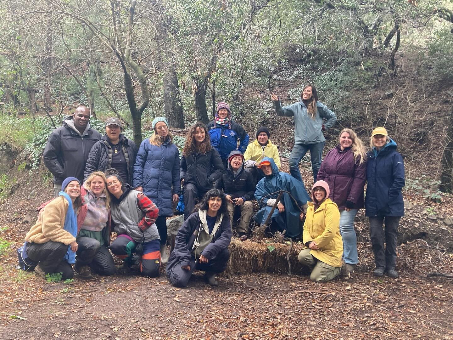 Reclaiming Nature Connection with Earthroots Forest School 2024! Awesome group of humans in the rain playing and exploring- thank you everyone, we had a blast!! Next Conference April 19-20 - Utah!  More fun to come! #earthrootsfieldschool #forestkind