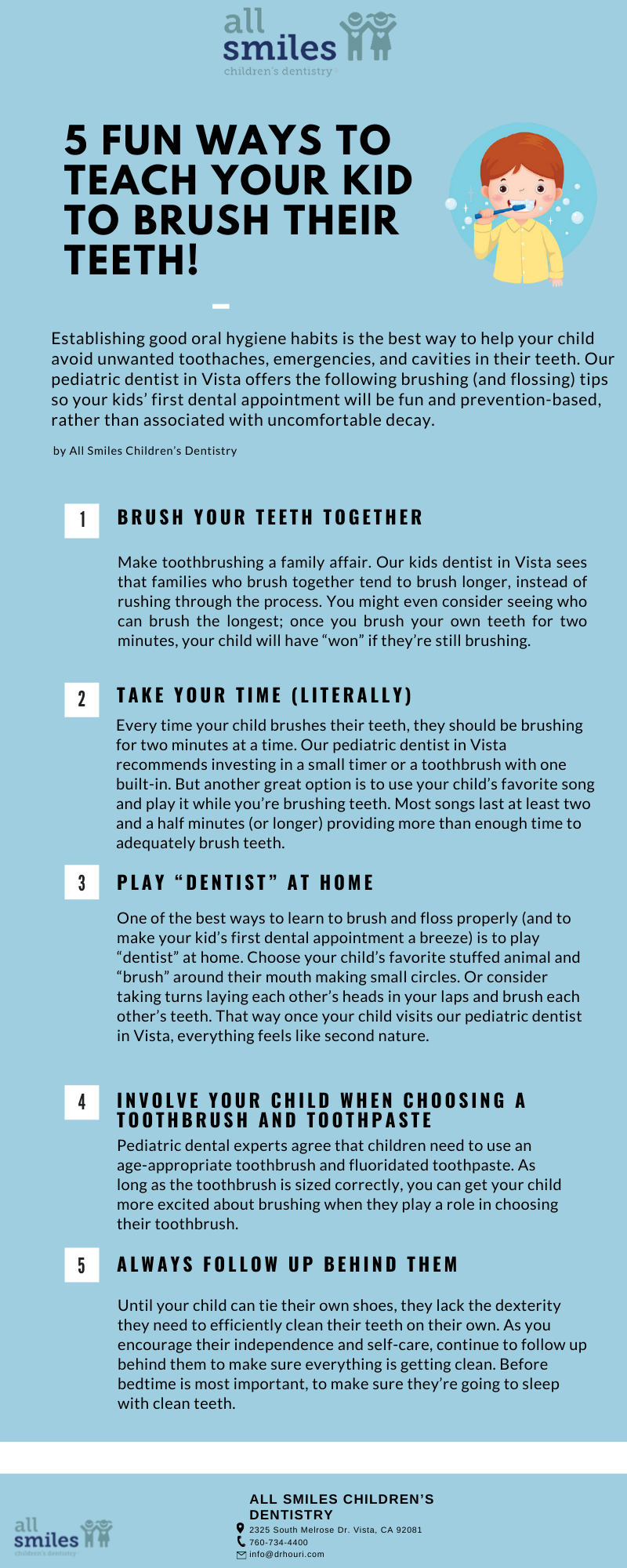 Learn here 5 Fun Ways to Teach Your Kid to Brush Their Teeth!