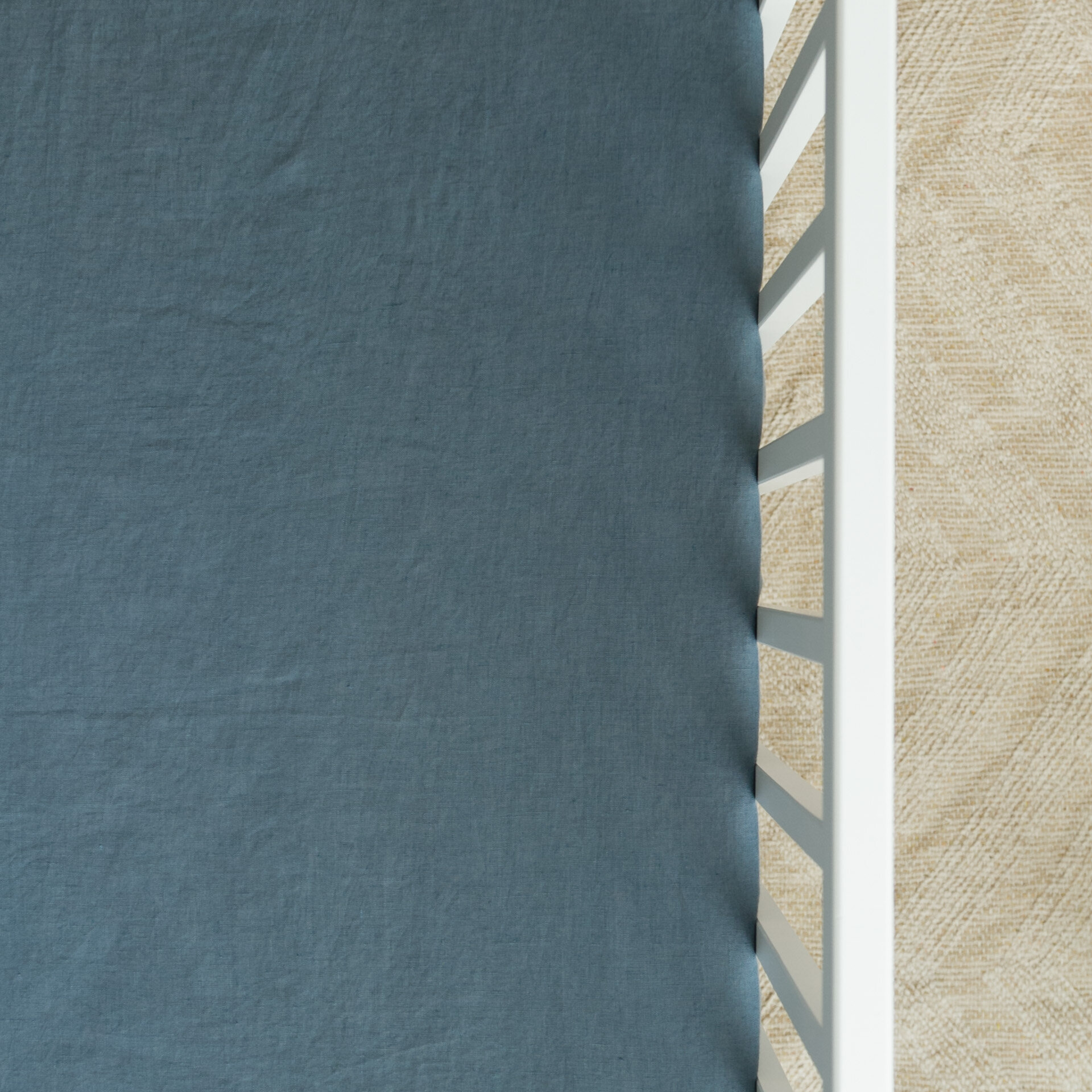 Sky Fitted Cot Sheet