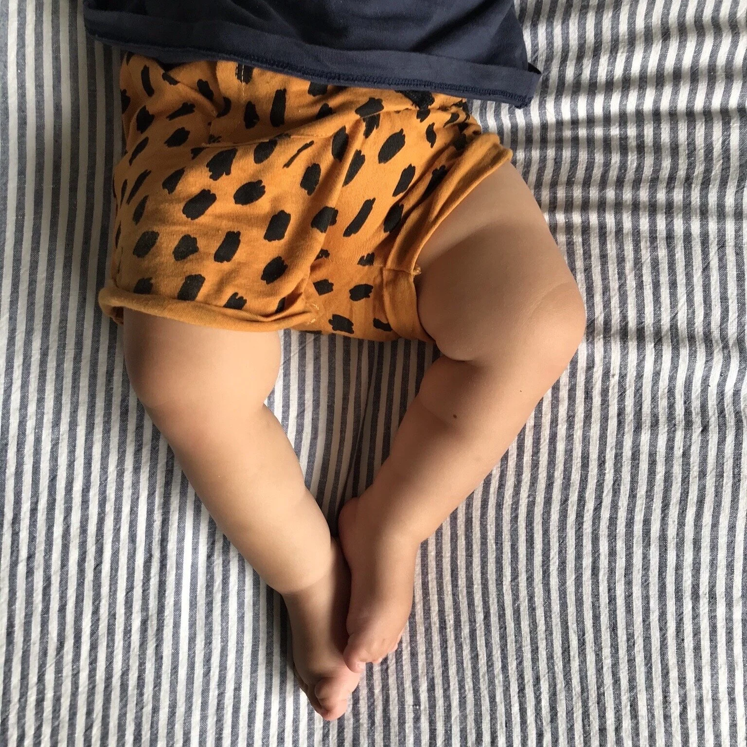 Ocean Stripe - Fitted Cot Sheet