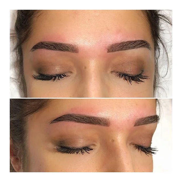 Maquillage Permanent des sourcils en poudr&eacute; cicatris&eacute; 😍 
#maquillagepermanentlarochelle #larochelle #pmua #pmu #permanentmakeup #sourcils #eyebrows #dermopigmentation #tattoo #lips #eyeliner #amiea #organic #perfectbrows #skinial #deta