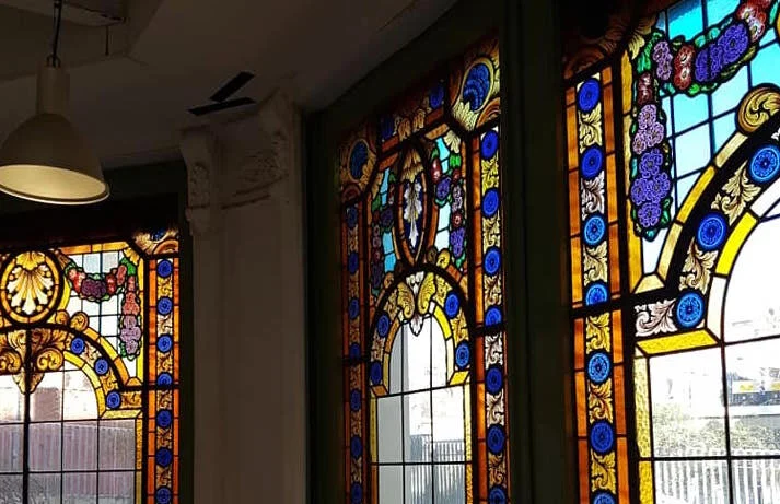 image of stained glass window