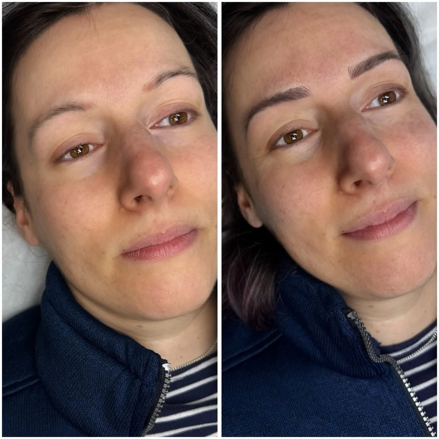 Brow removal ➡️ Natural soft brow