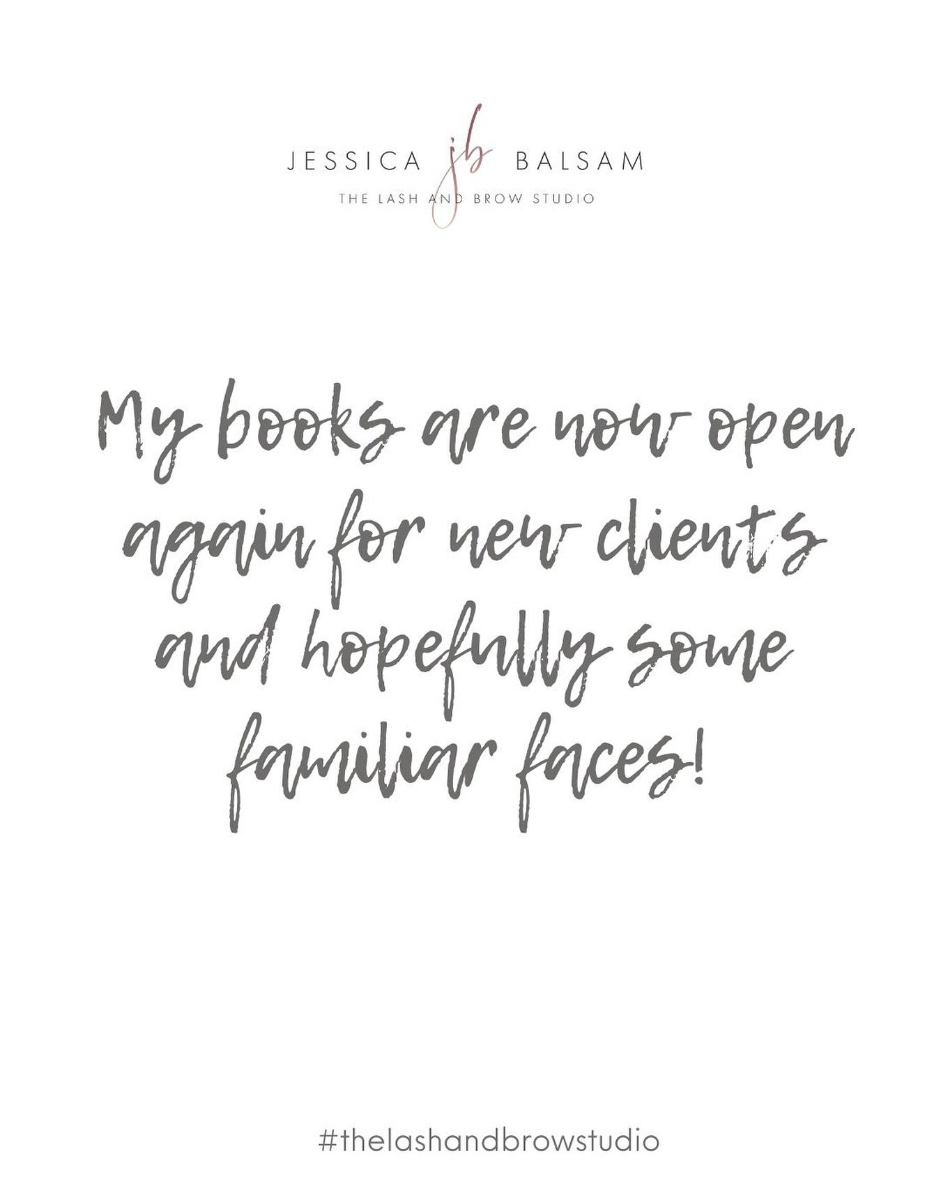 I now have a little more availability for new clients 🤗 and of course any familiar faces welcome!