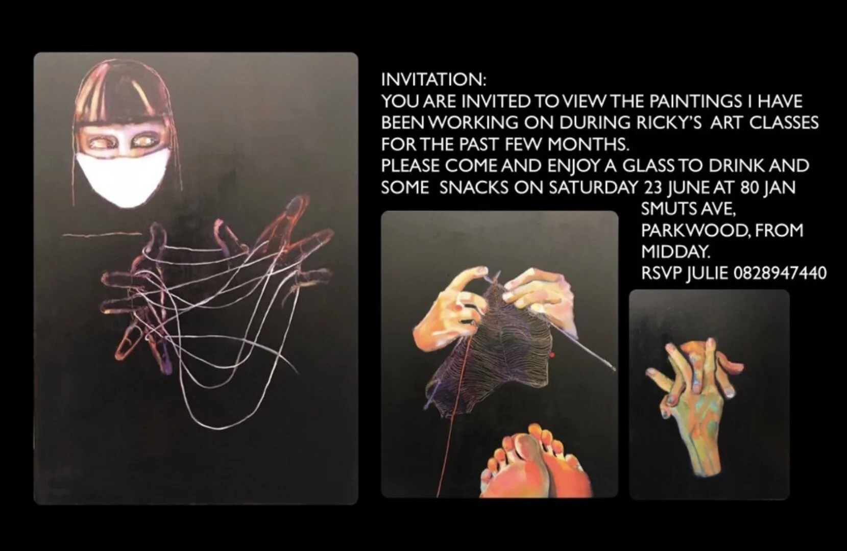 RICKY BURNETT IN HOUSE EXHIBITION, Parktown, 2018