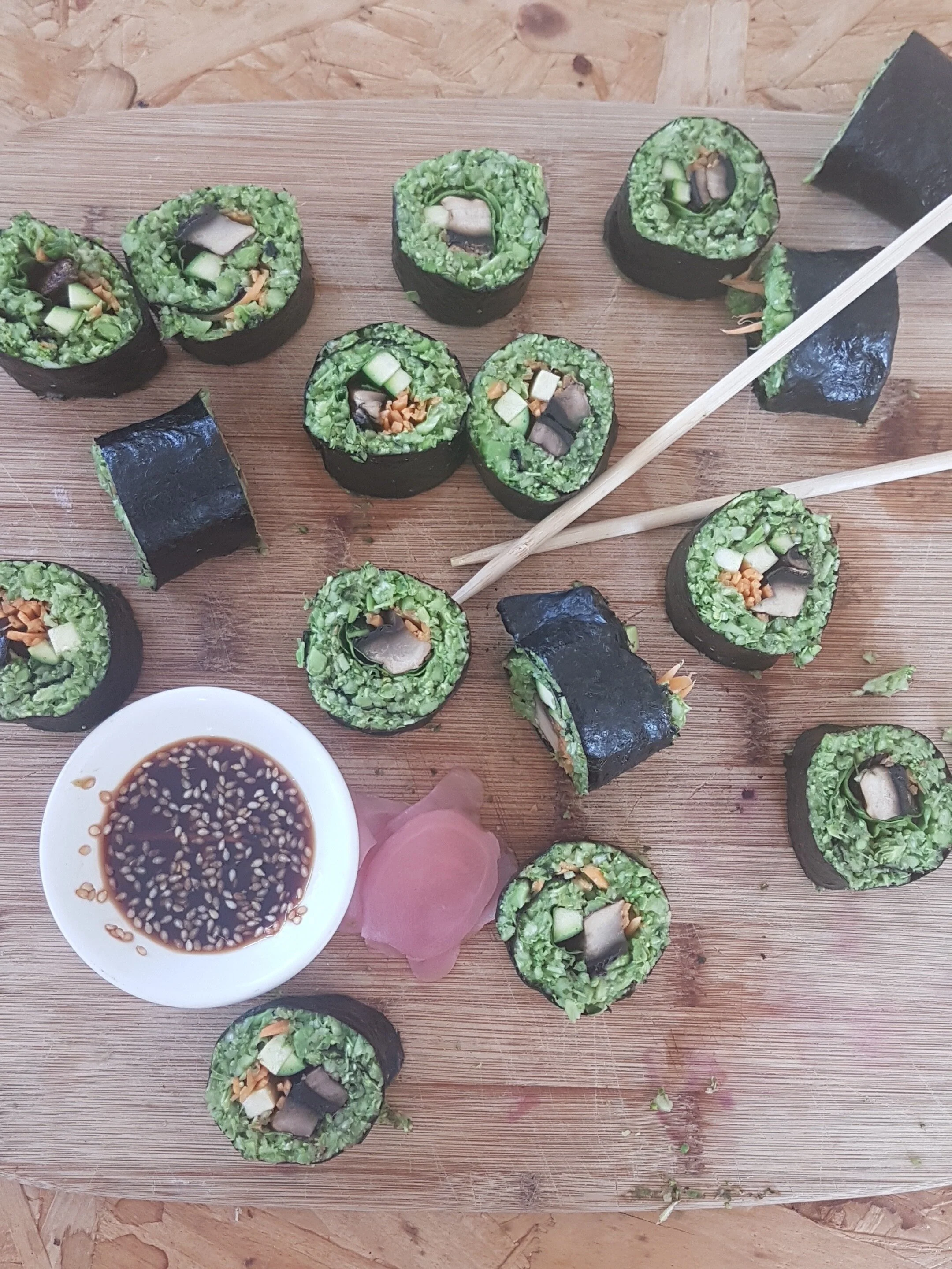 Broccoli Sushi by Author of The Yoga Kitchen, Kimberly Parsons