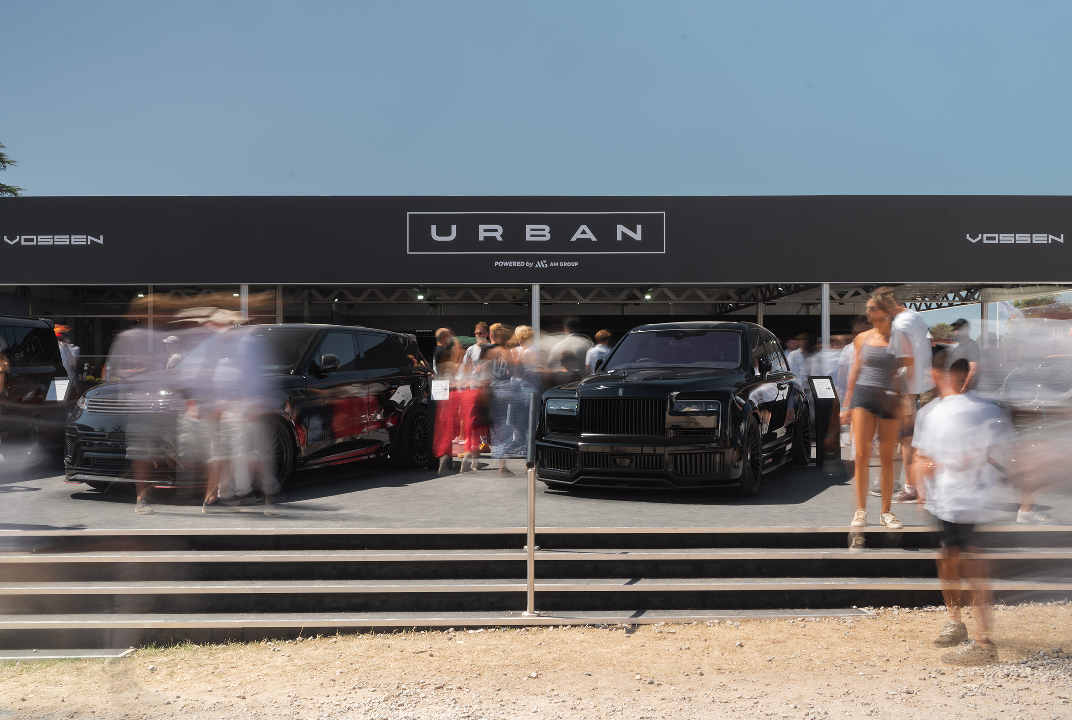  urban exhibition stand graphics at goodwood festival of speed 