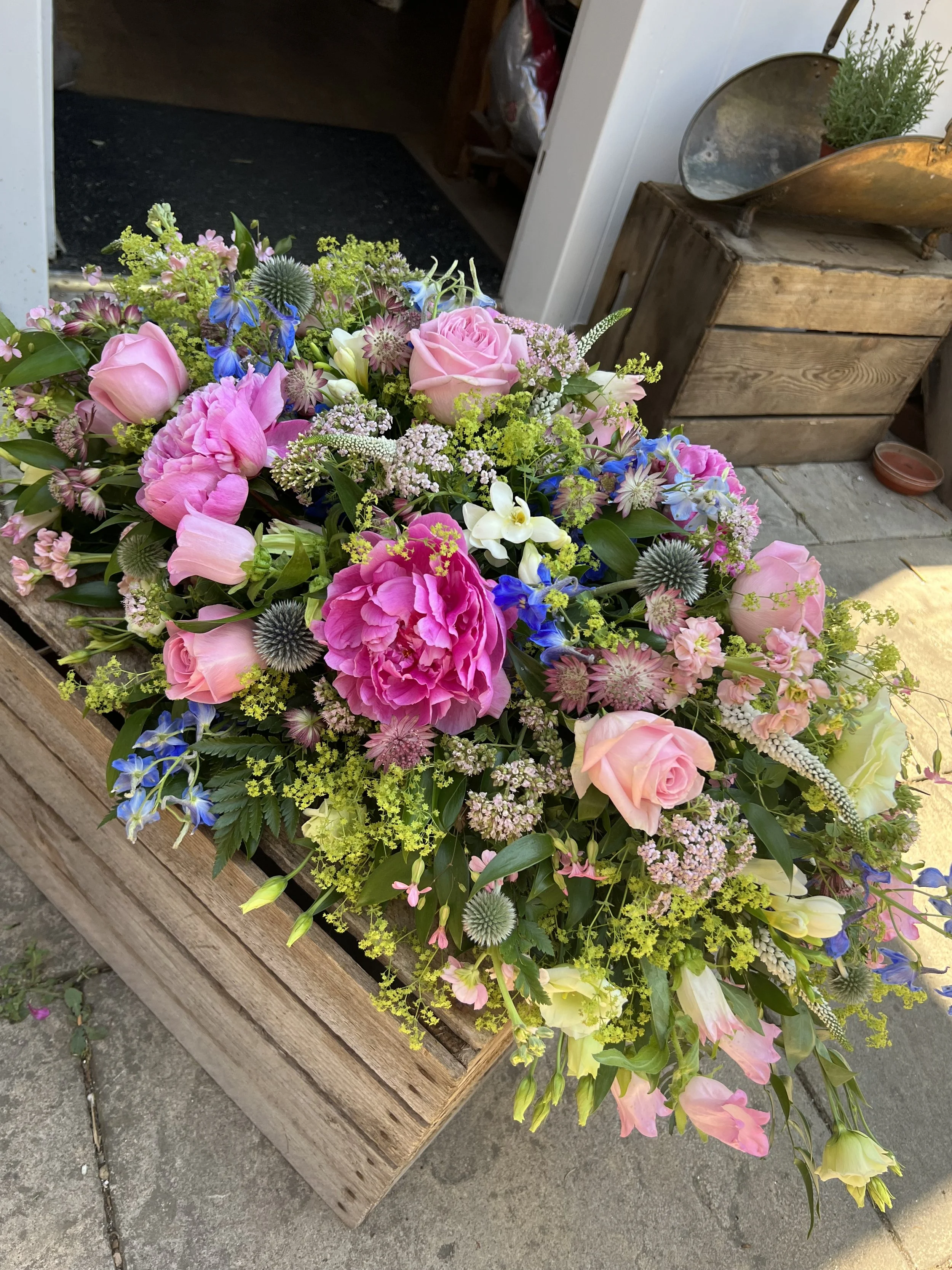 Florist's Choice Coffin Spray (for her)